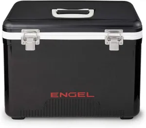 13 Quart Drybox / Cooler: Black