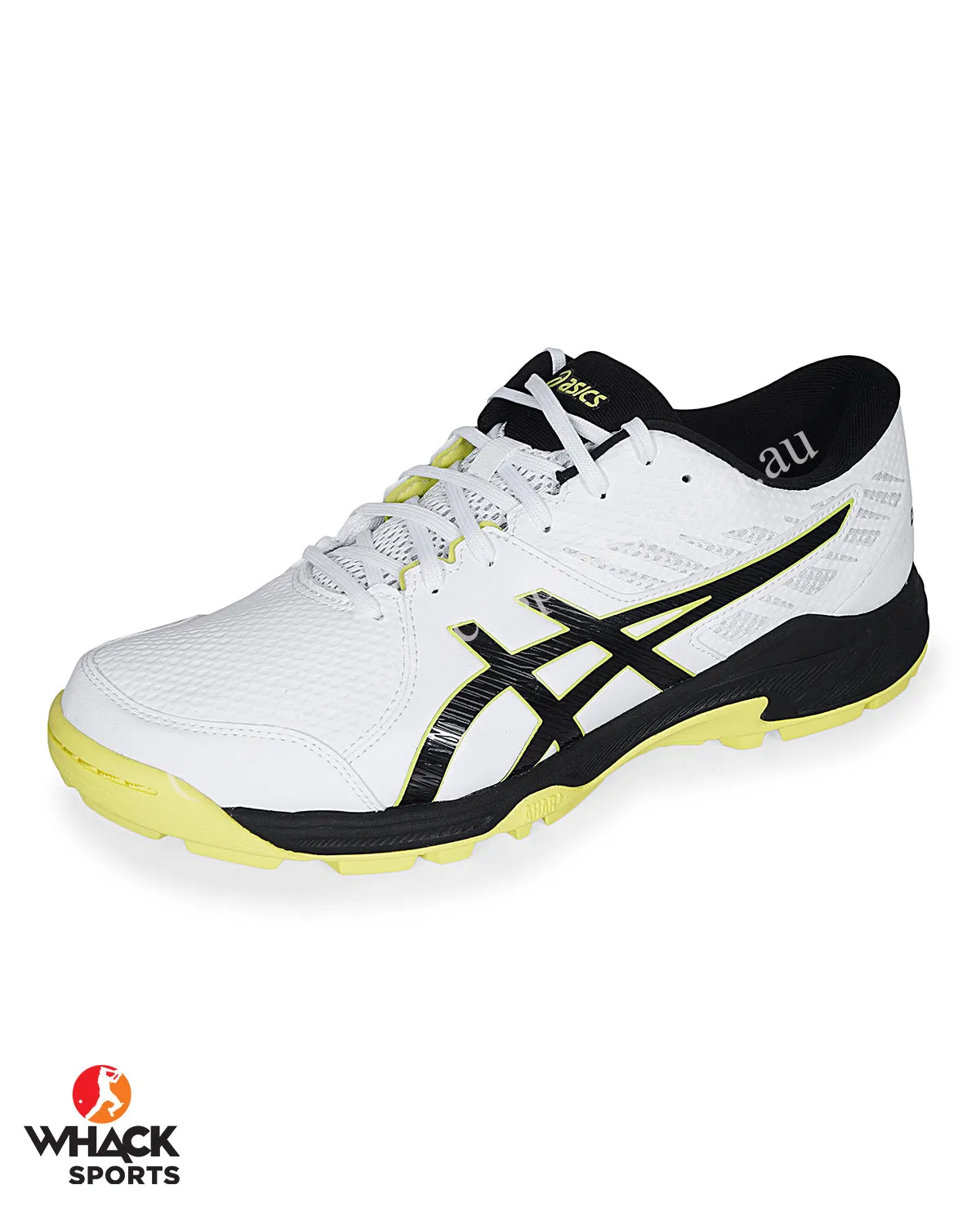 ASICS Gel Peake - Rubber Cricket Shoes - White/Glow Yellow