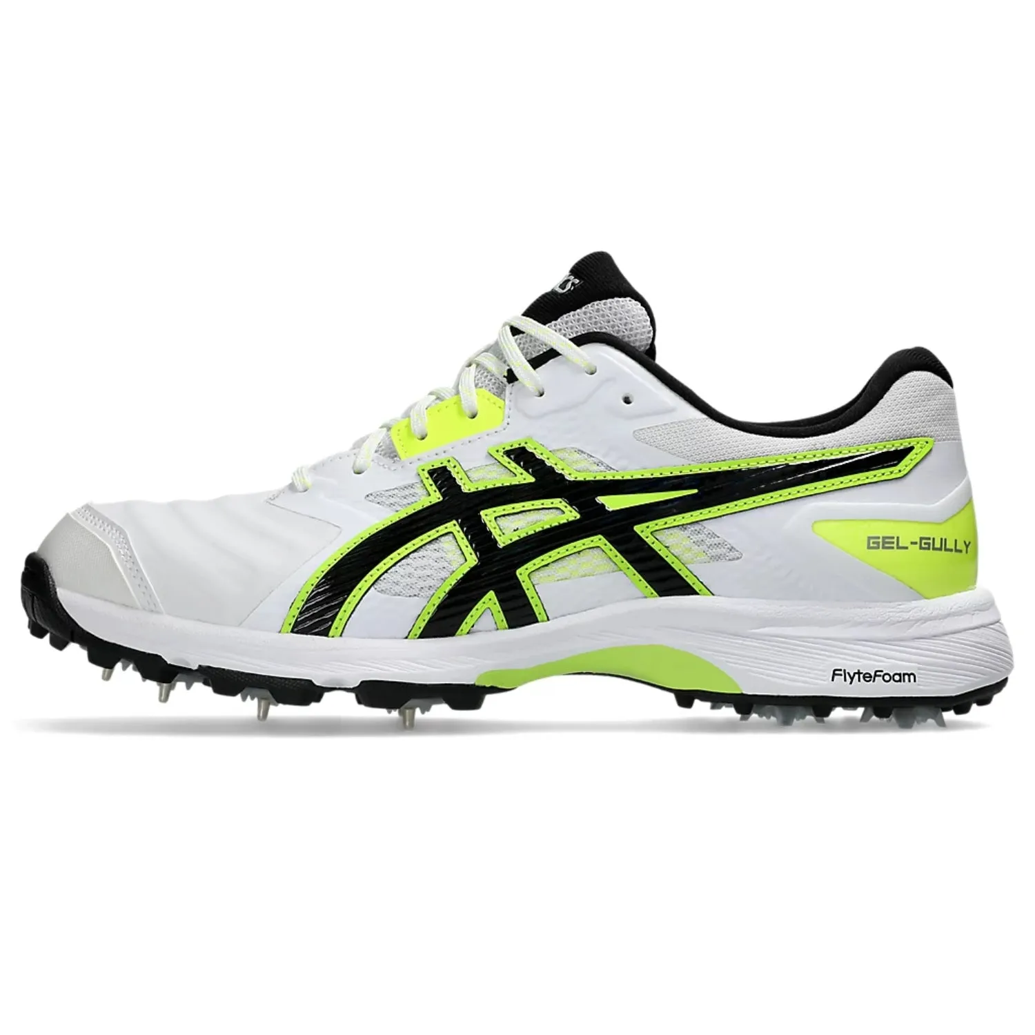 ASICS Men's Gel-Gully 7 Cricket Shoes, White/Pure Silver