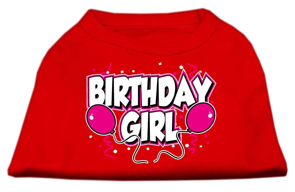 Birthday Girl Screen Print Shirts Red Med (12)