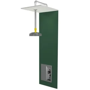 Bradley S19-125FMBF Barrier Free Recess-Mounted Drench Shower w/ Recess-Mounted Handle and Flush-Mountred Showerhead