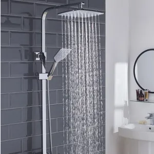 Bristan Craze Rigid Riser Bar Shower Mixer in Luminance Chrome - CRZ2 SHXDIVCTFF C