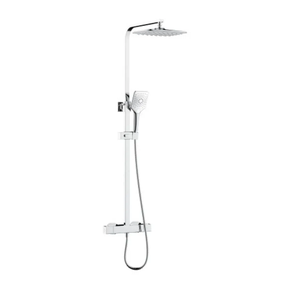 Bristan Craze Rigid Riser Bar Shower Mixer in Luminance Chrome - CRZ2 SHXDIVCTFF C