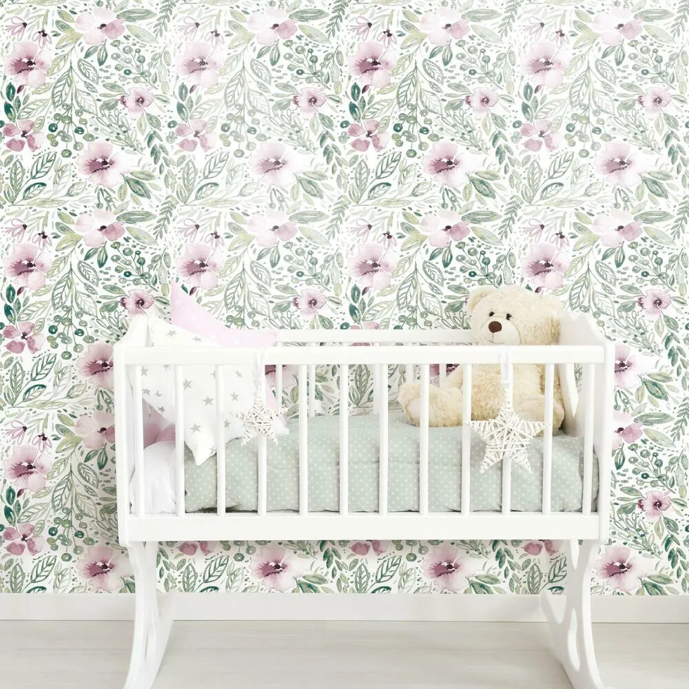 Clara Jean April Showers Peel and Stick Wallpaper