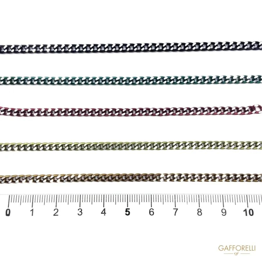 Diamonded Aluminium Colored Chain - 2284d Gafforelli Srl