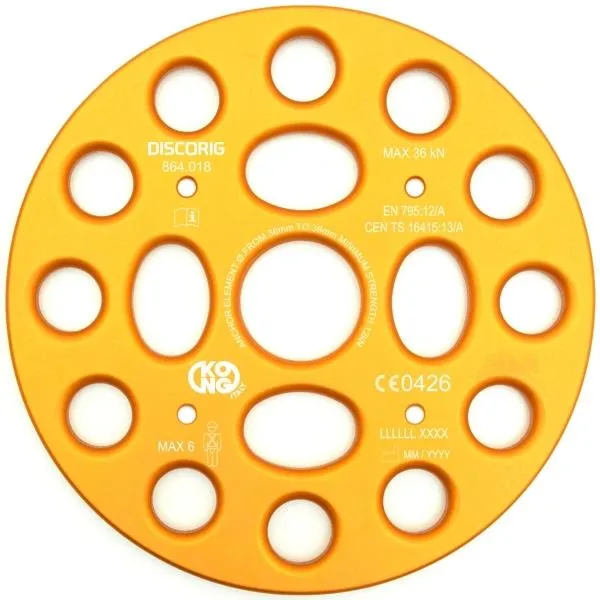 DiscoRig - Full Circle Rigging Plate – Rated -  Anchor Multiplier – for Suspension