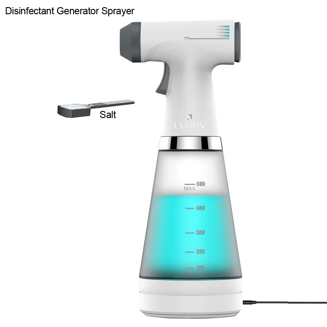 Disinfectant Generator Sprayer,Hypochlorite Sodium Liquid Water Electrolysis Machine