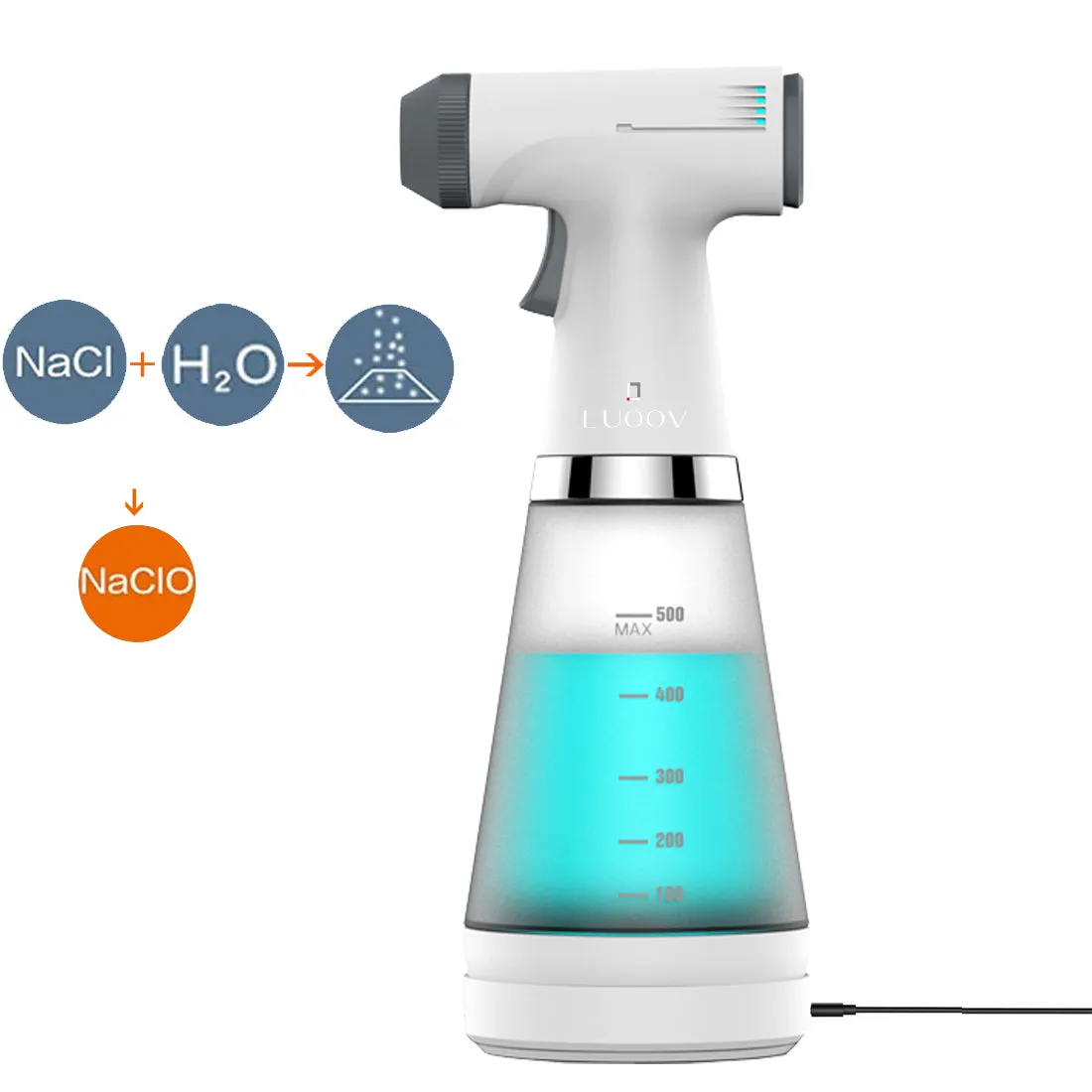 Disinfectant Generator Sprayer,Hypochlorite Sodium Liquid Water Electrolysis Machine