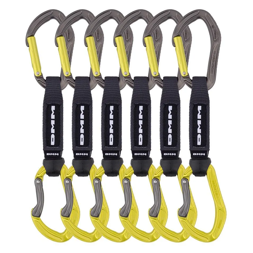 DMM Alpha Sport Climbing Quickdraw 12cm - 6 Pack