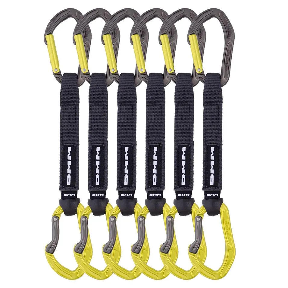 DMM Alpha Sport Climbing Quickdraw 18cm - 6 Pack