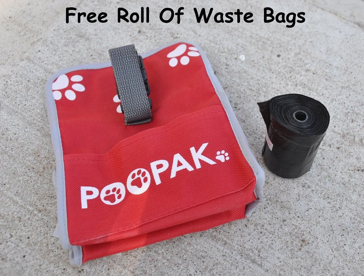 Dog Poop Bag Carrier For Leash - Small Dog