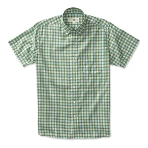 Duck Head Men's Jarvis Plaid Short Sleeve Shirt / Loden Green