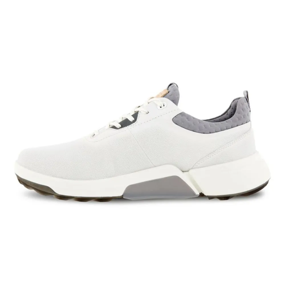 Ecco Womens Biom H4 Golf Shoes - WHITE/SILVER GREY