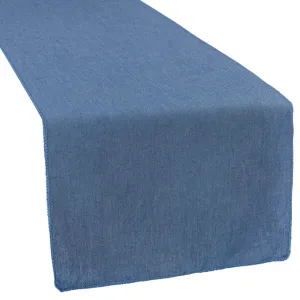 Faux Denim Table Runner - Dark Blue