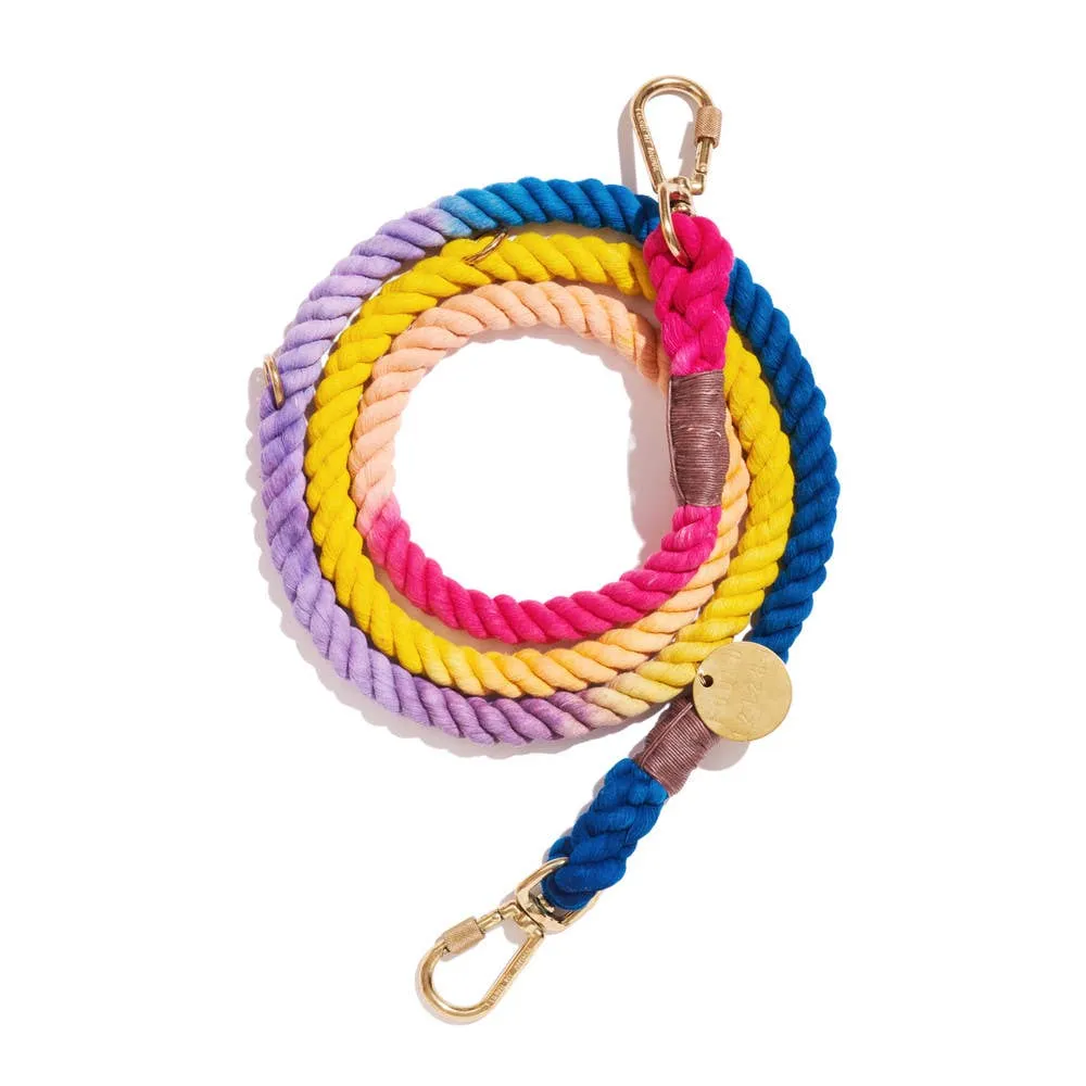 Found My Animal | Original Adjustable Light Prismatic Cotton Dog Rope Leash