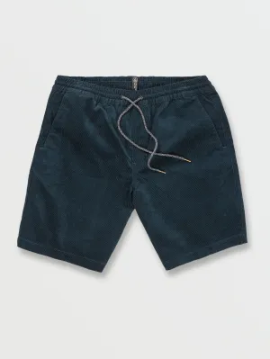 Frickin Mix Elastic Waist Shorts - Cruzer Blue