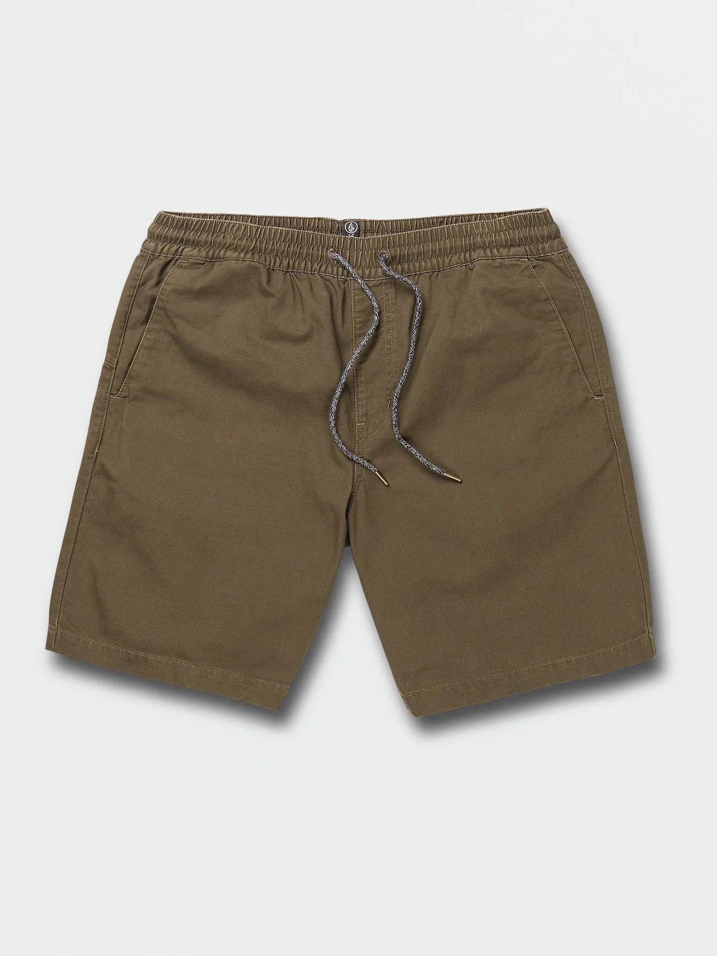 Frickin Mix Elastic Waist Shorts - Tarmac Brown