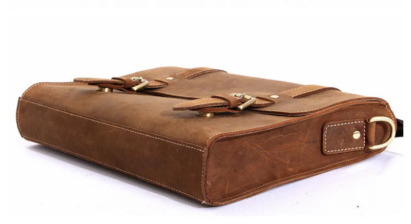 Full Grain Leather Messenger