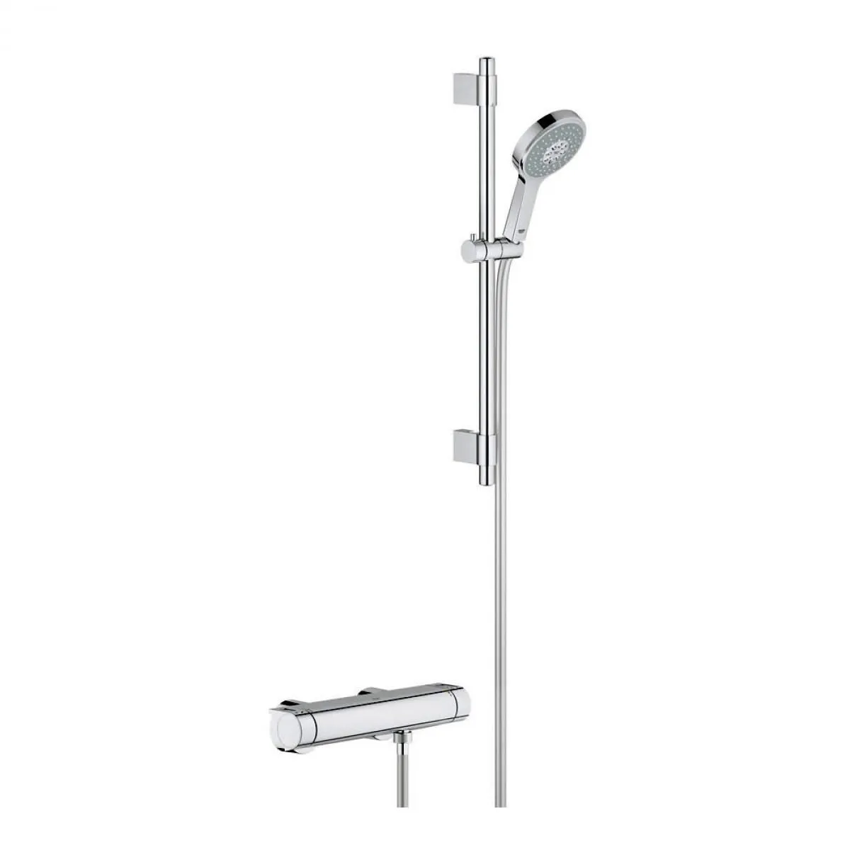 Grohe Grohtherm 2000 Thermostatic Shower Mixer with Power&Soul Cosmopolitan Shower Set