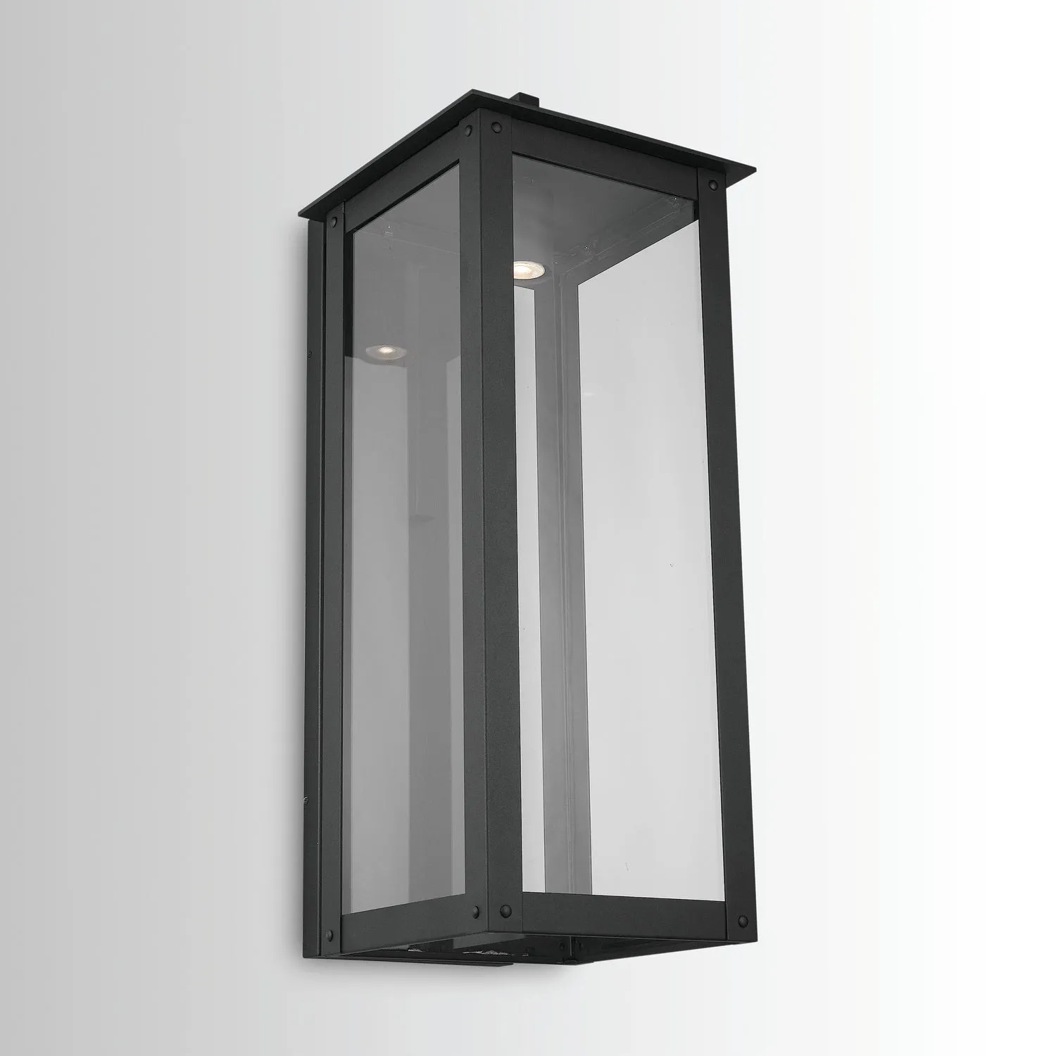 Hunt Coastal Outdoor Wall Lantern - Extra Large 36" - Black - Night Sky