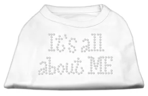 It's All About Me Rhinestone Shirts White S (10)