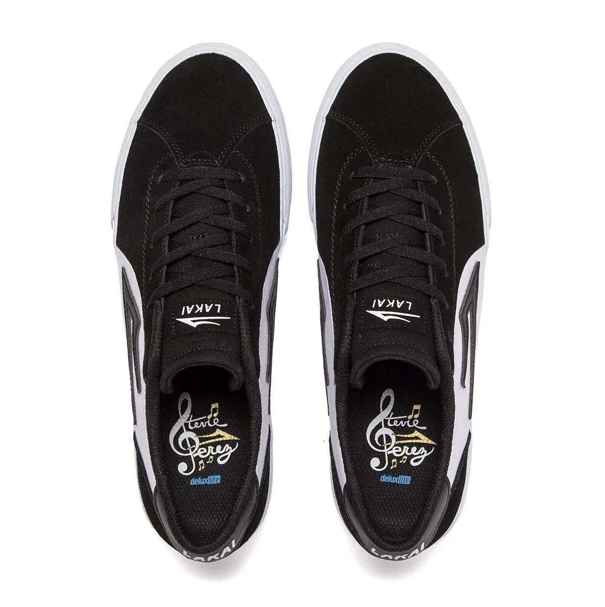 Lakai Shoes Flaco II - Black/White Suede