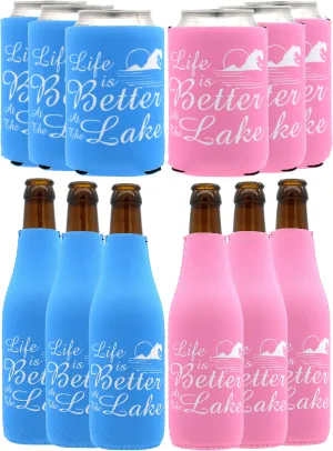 Lake Gifts, Life is Better at the Lake, On Lake Time Can Sleeve Cooler, Lake Life