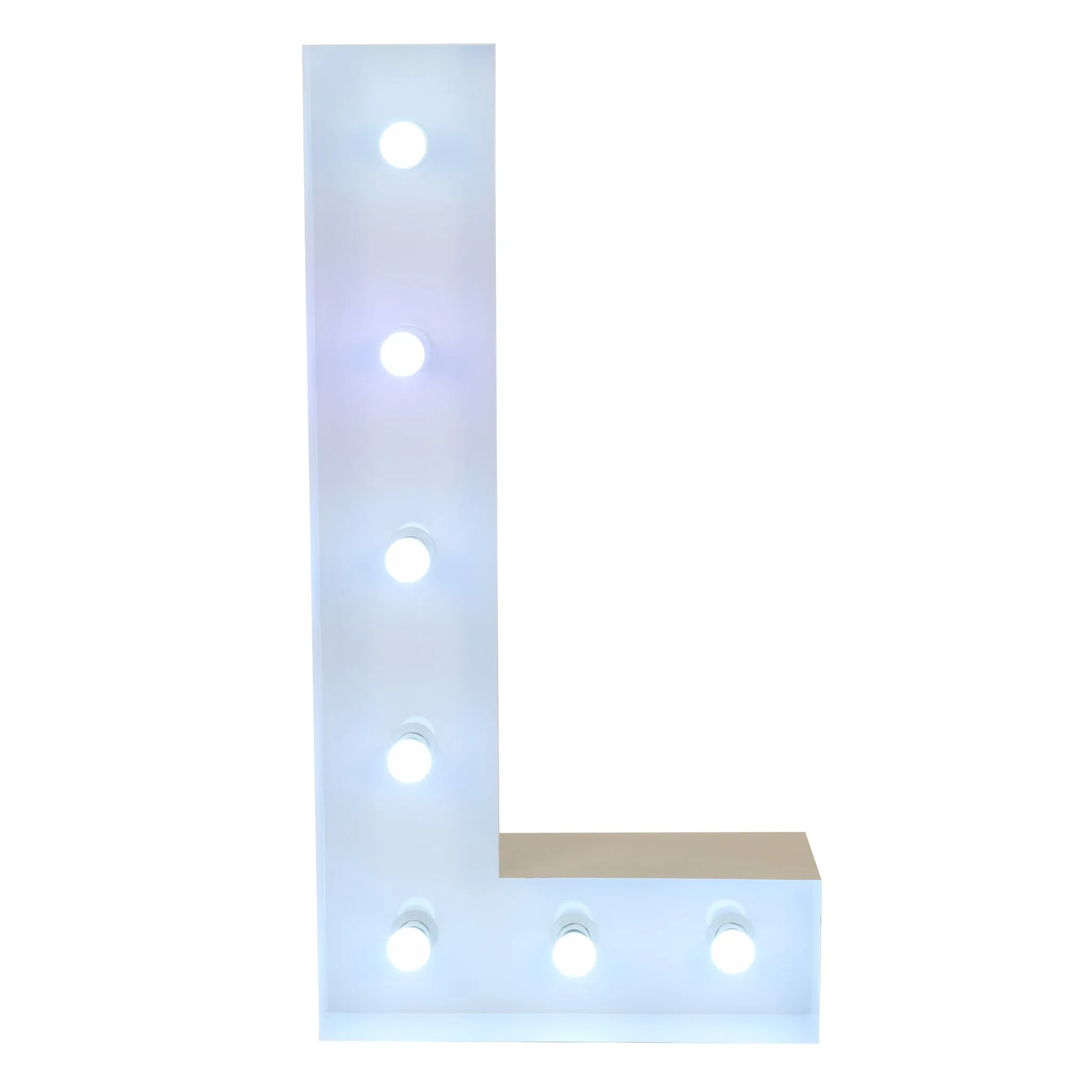 Large 4ft Tall LED Marquee Letter - L