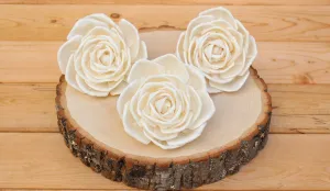 Large  4" Sola Wood Enchantment Roses