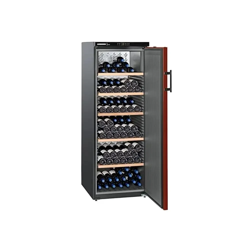 Liebherr WKR4211 Vinothek 383 Litre Wine Storage Cabinet, 200 Bordeaux Bottles, 60cm Wide - Black