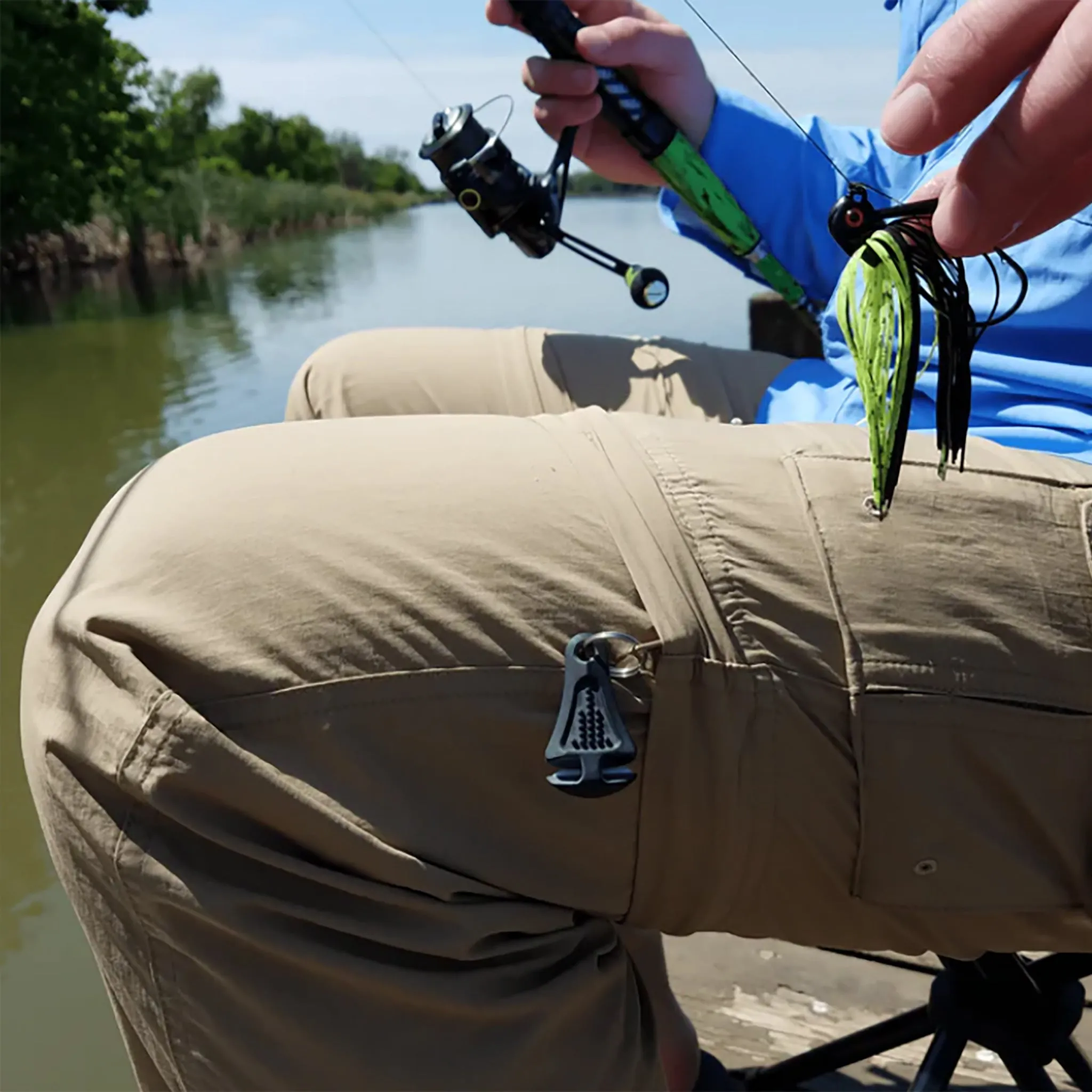 LINE CUTTERZ CERAMIC BLADE ZIPPER PULL - BLACK