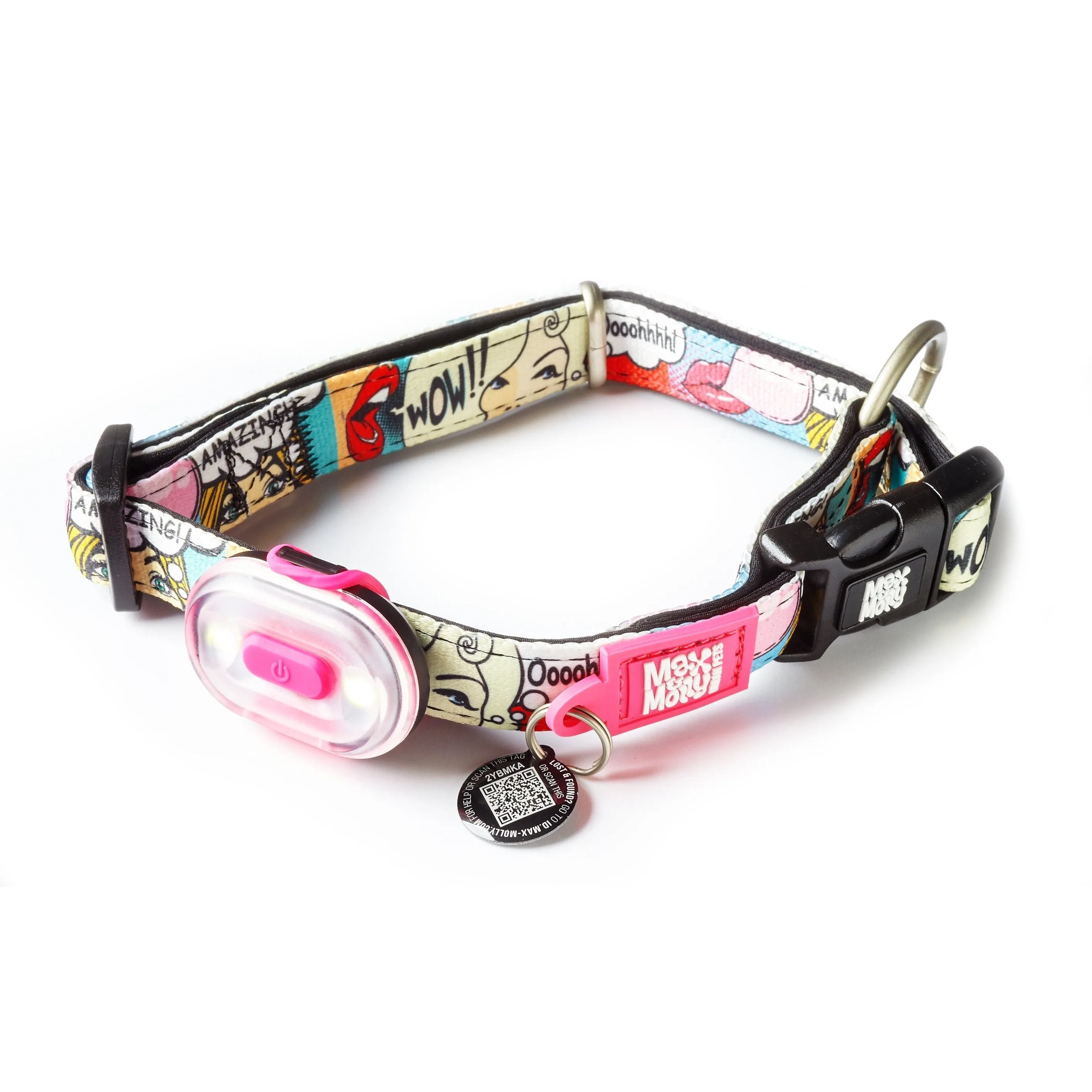 Max & Molly Matrix Ultra LED Safety Light Pink