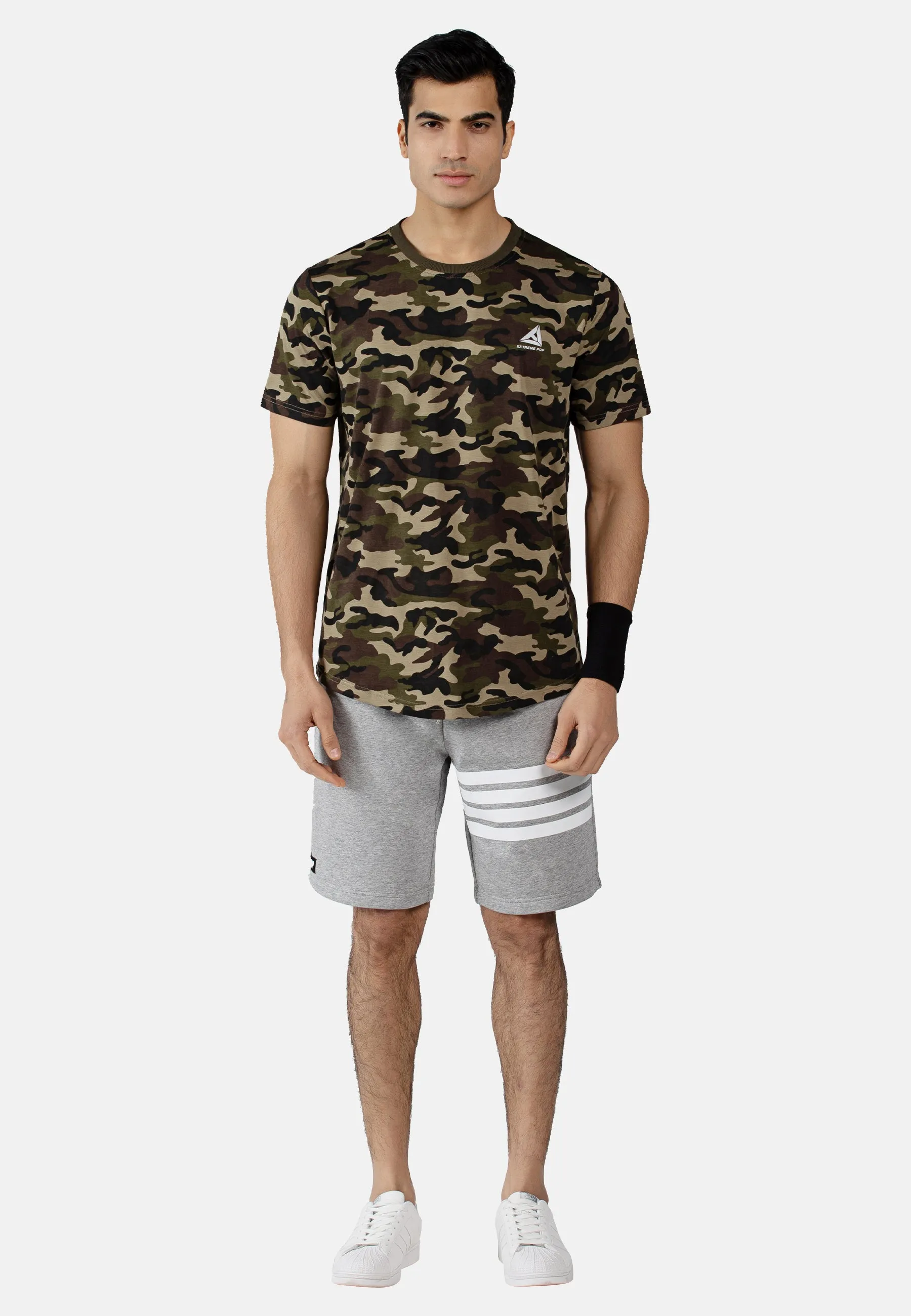 Men's Cotton Camo Reflective T-shirts