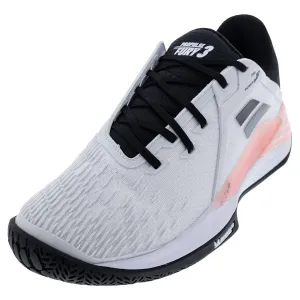 Men`s Propulse Fury 3 Tennis Shoes White and Pink