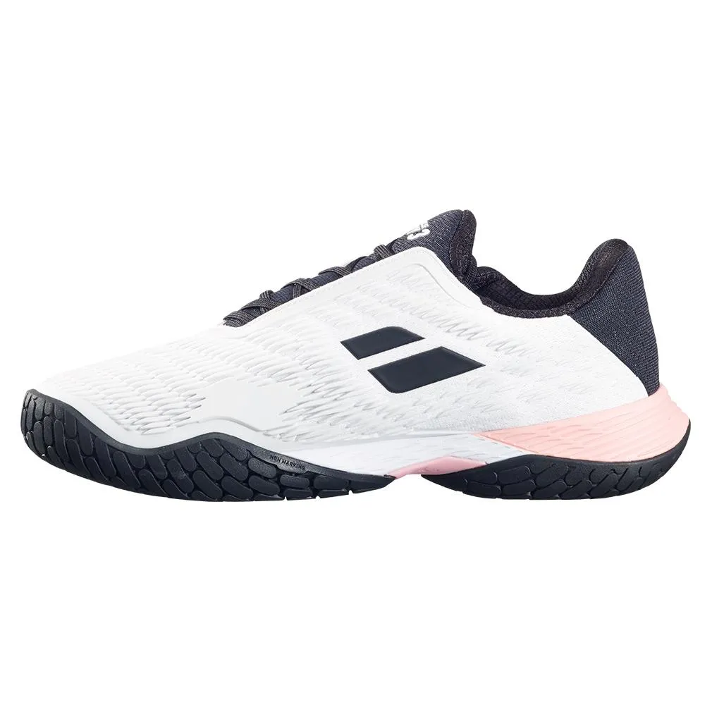 Men`s Propulse Fury 3 Tennis Shoes White and Pink