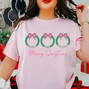 Merry Sw1ftmas Wreath Shirt