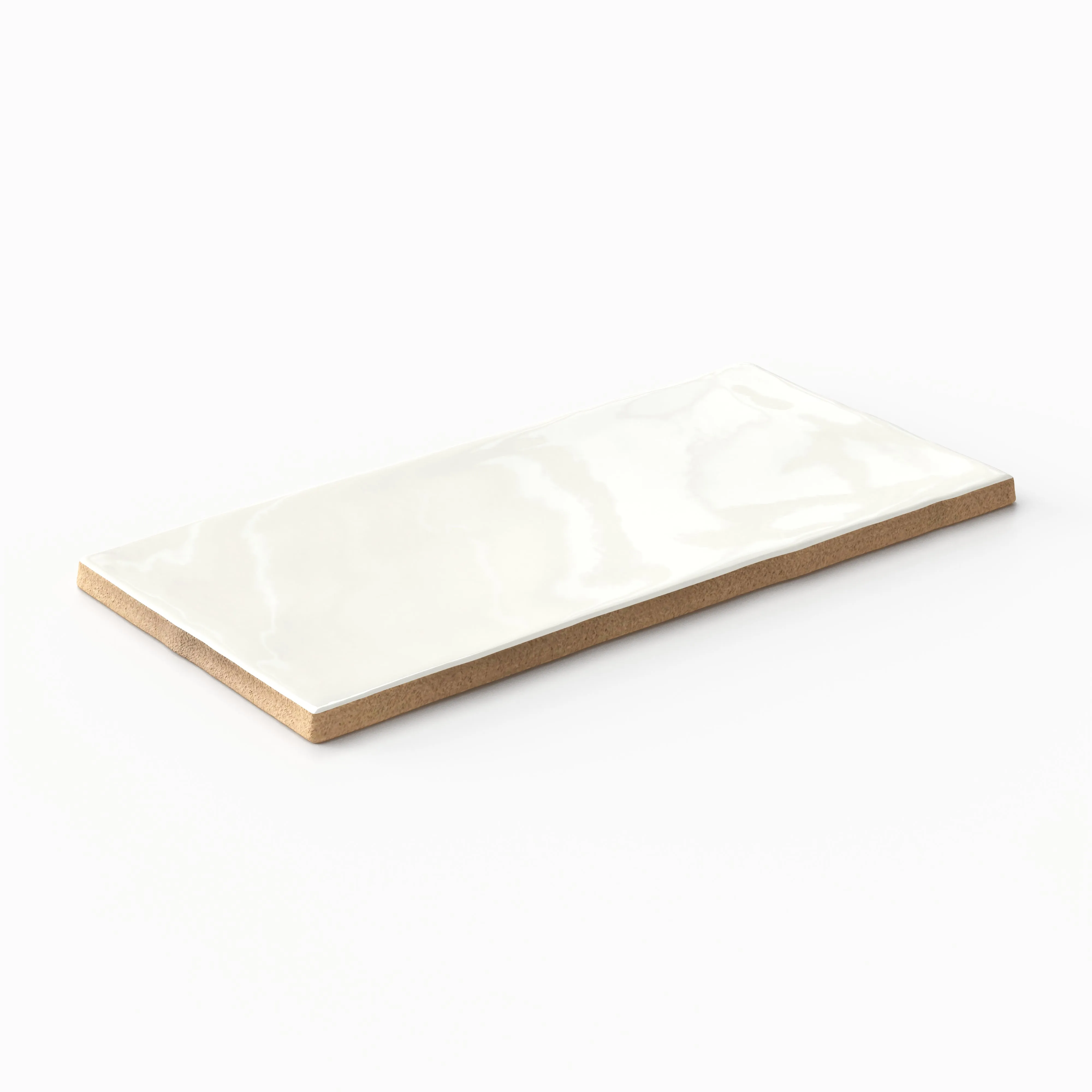 Mikayla 2.5x5 Glossy Ceramic Tile in Eggshell