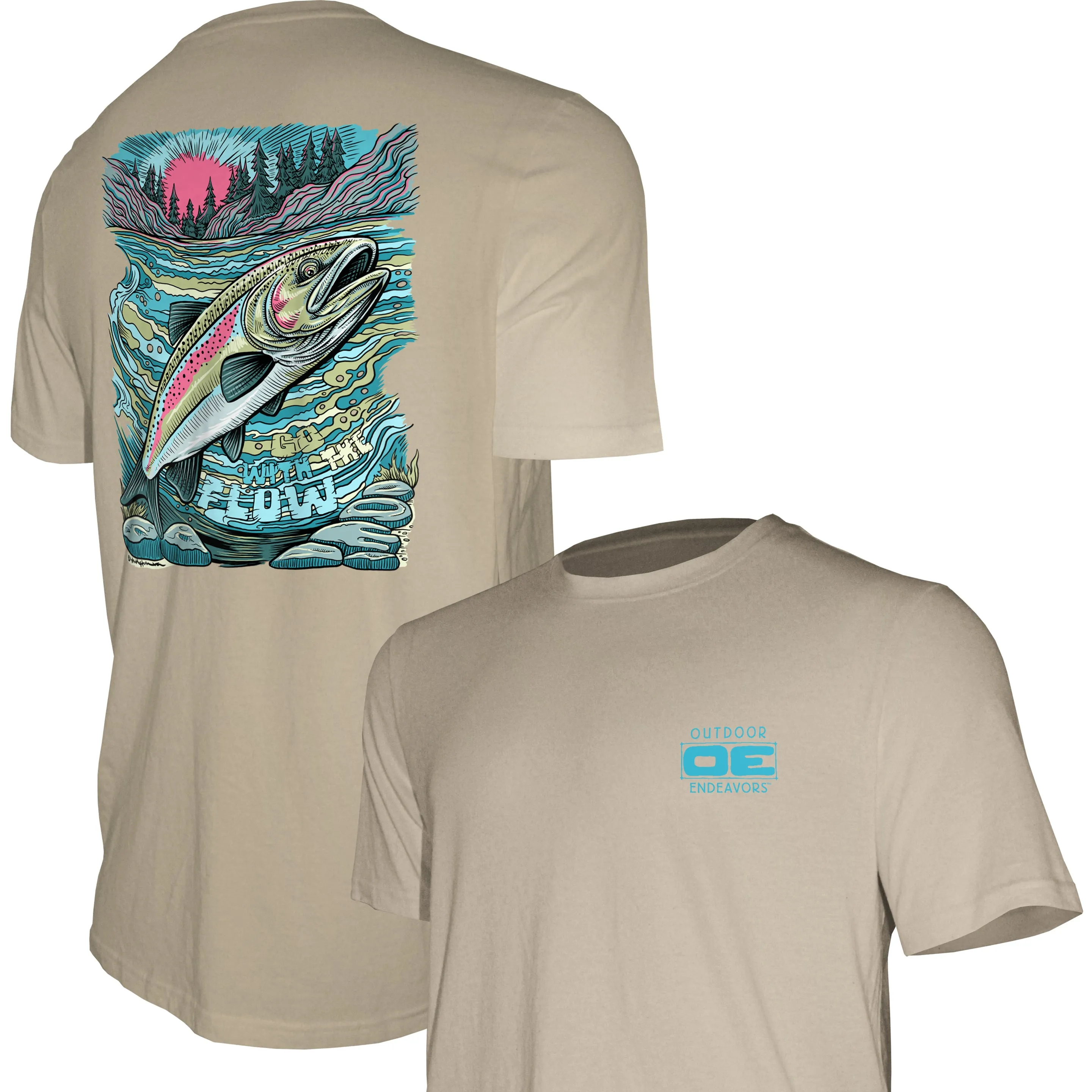 Outdoor Endeavors Out There- Graphic Tee - The Flow