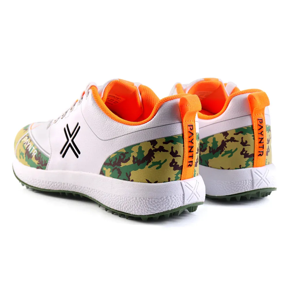 Payntr X Rubber Stud Cricket Shoes - Camo