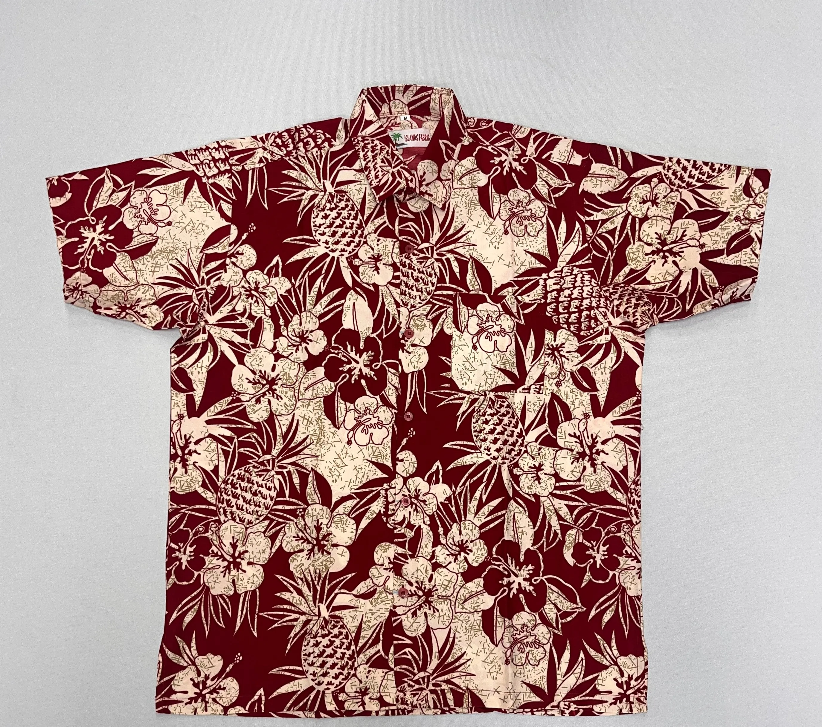 Pineapple Hibiscus Hawaiian Shirt