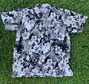 Pineapple Hibiscus Hawaiian Shirt