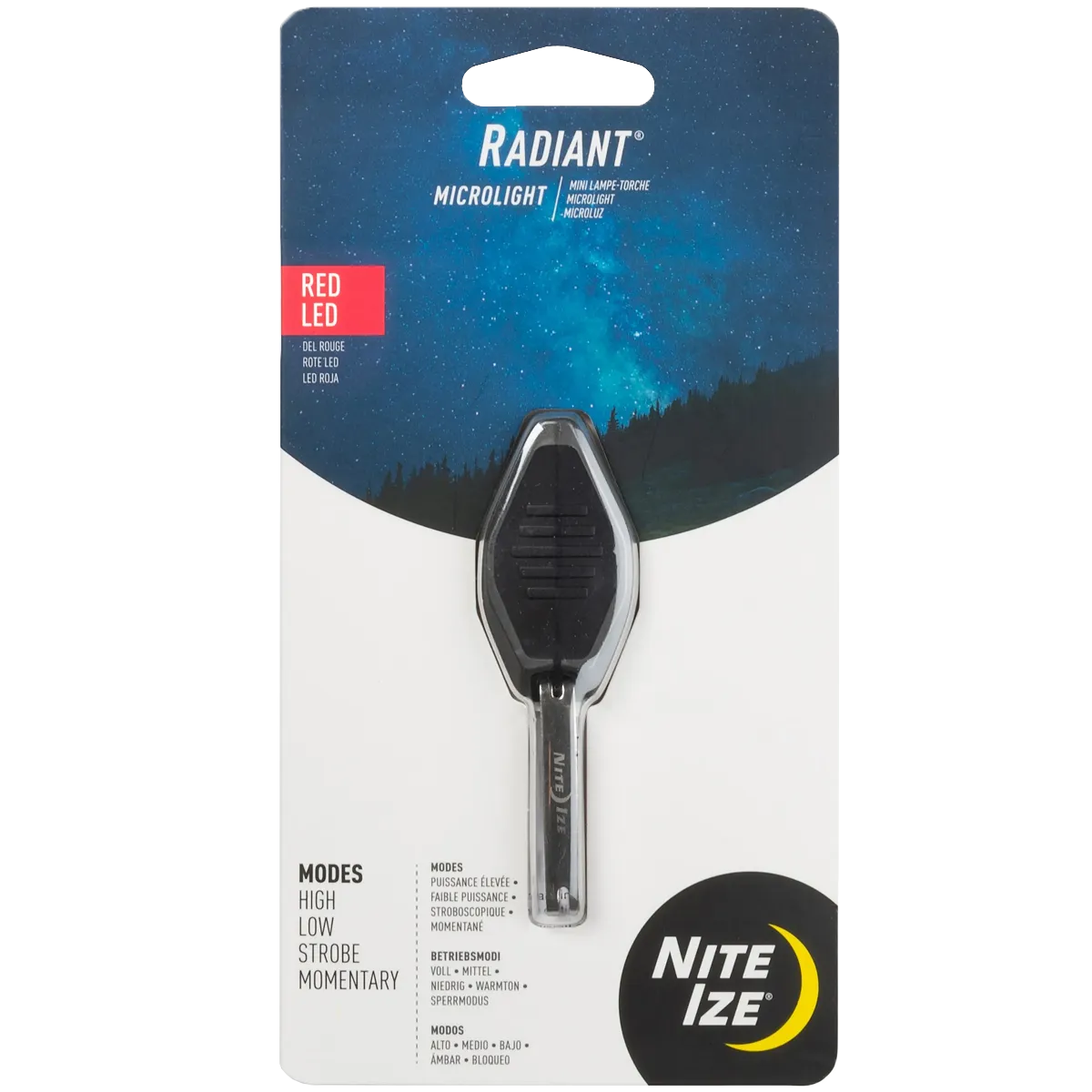 Radiant Microlight LED Black/Red