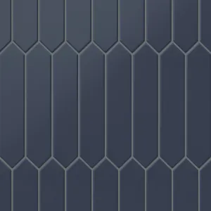 Reagan 2x10 Matte Ceramic Picket Tile in Navy