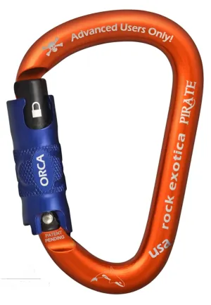 Rock exotica pirate orca-lock carabiner