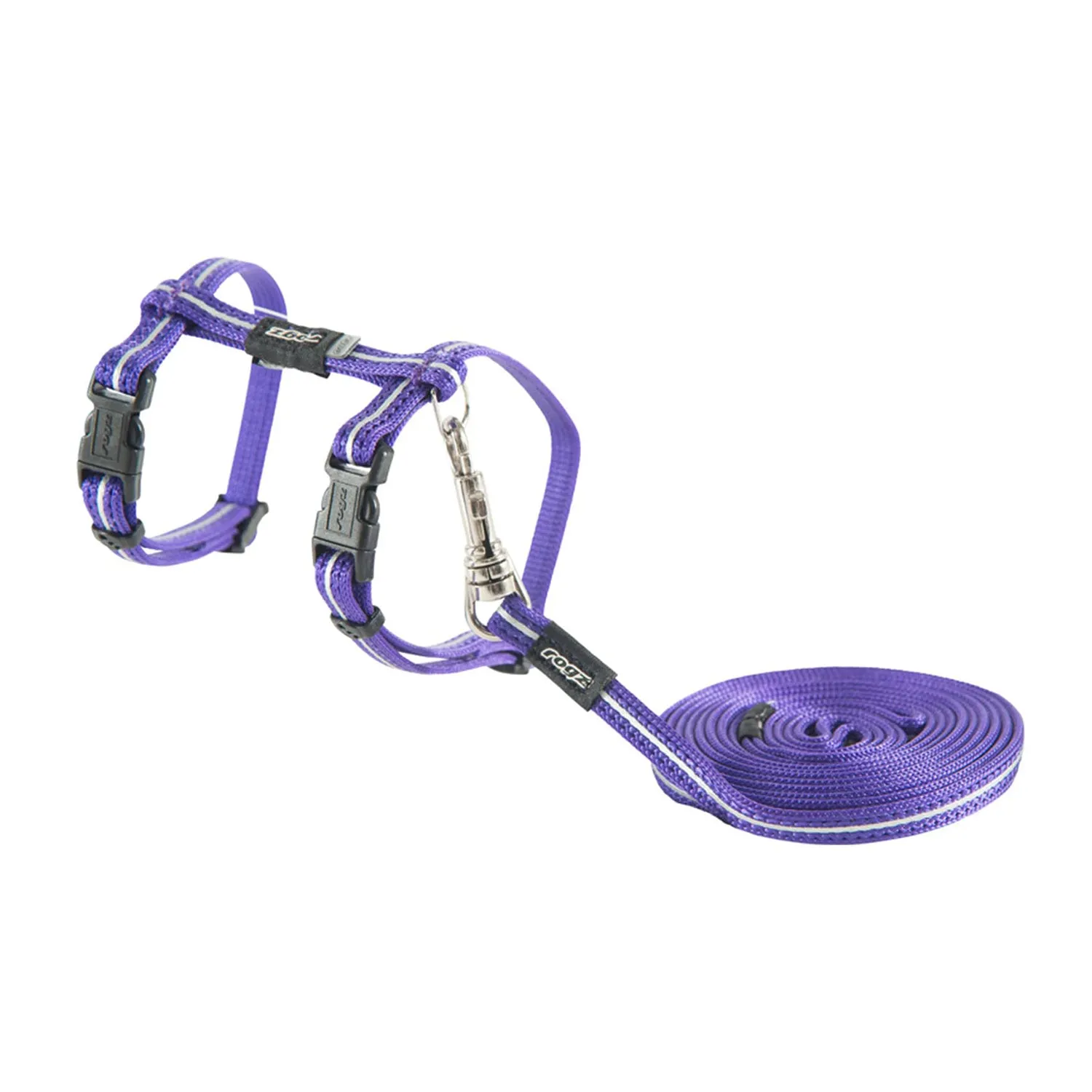 Rogz Alleycat Cat Harness & Lead Set