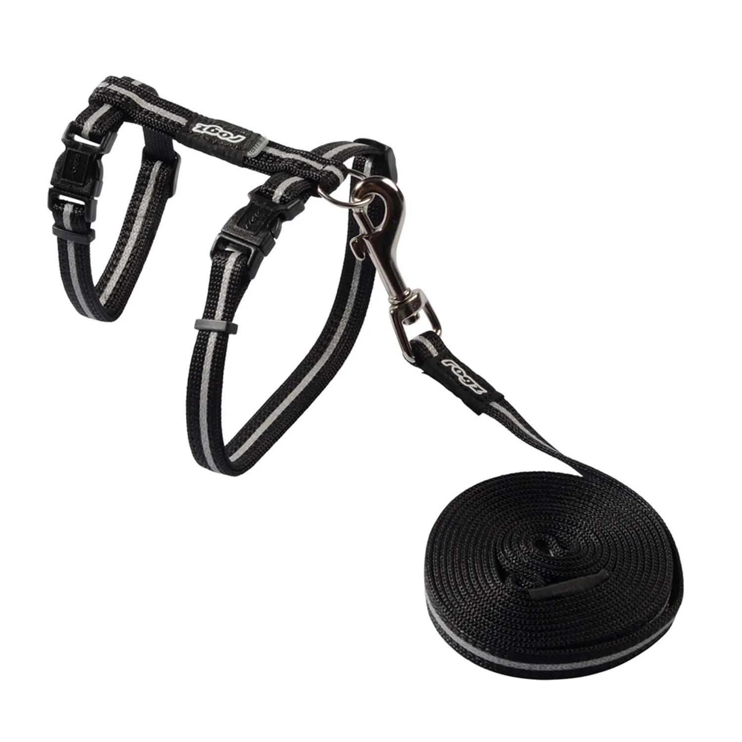 Rogz Alleycat Cat Harness & Lead Set