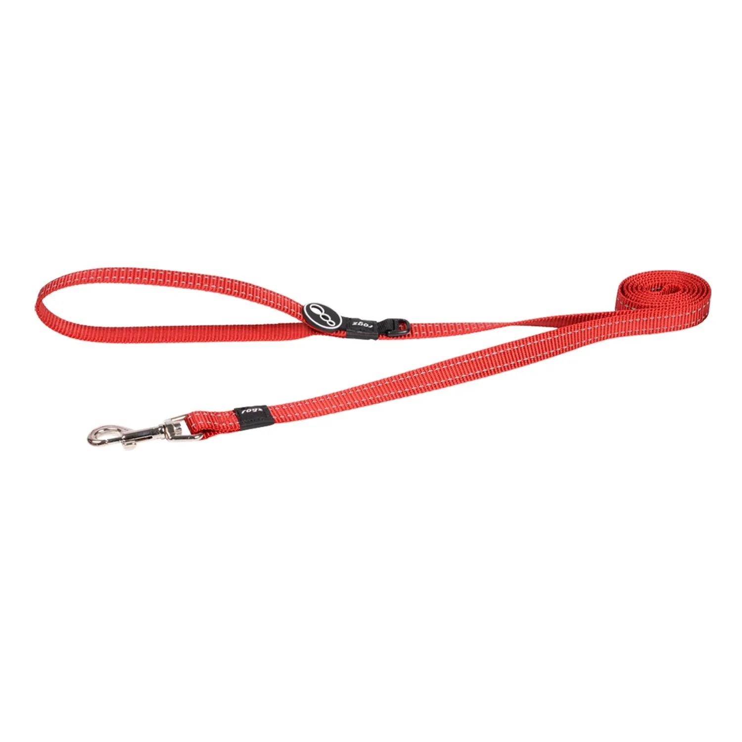 Rogz Classic Medium Dog Lead Red