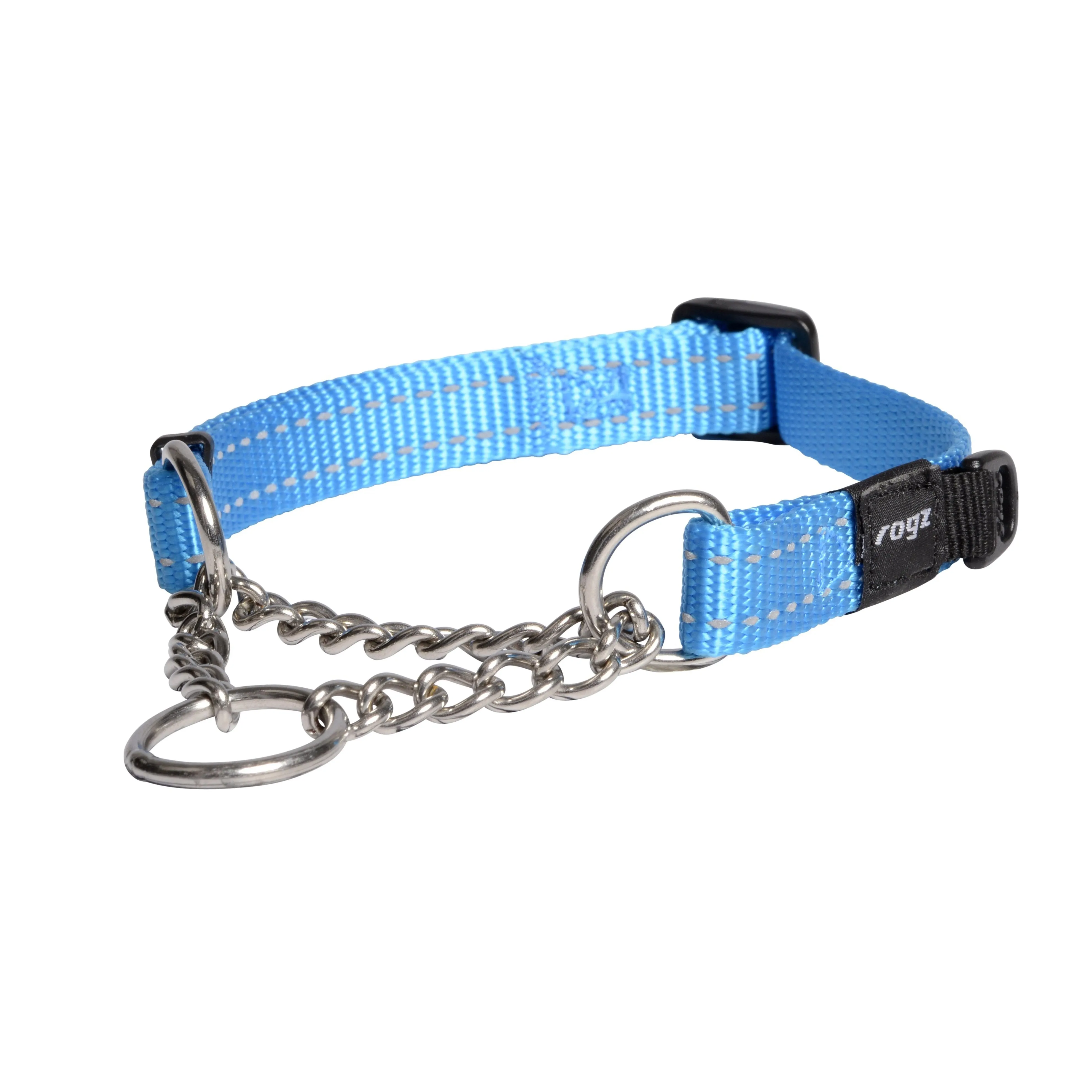 Rogz Control Medium Dog Obedience Collar Turquoise