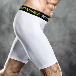 Select Compression Short- White