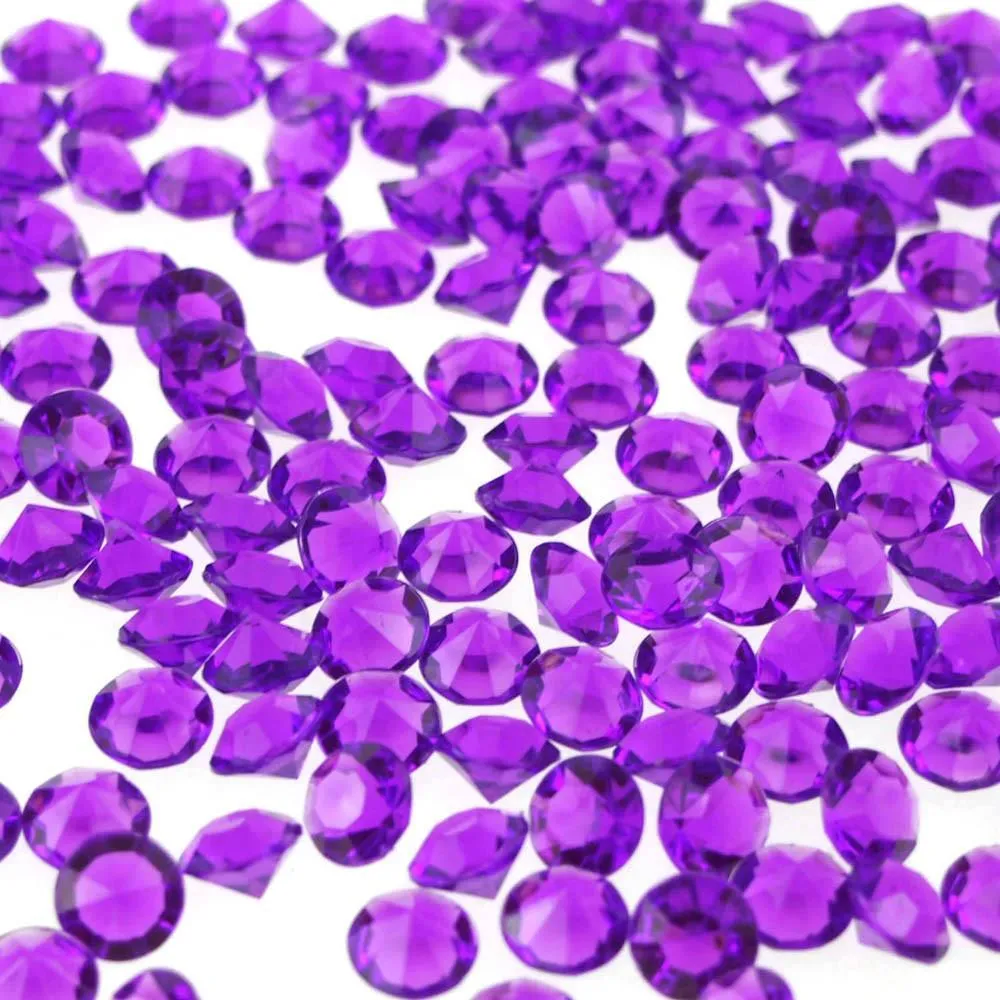 Small Gemstone Diamonds Table Confetti, 3/8-inch, 300-Count